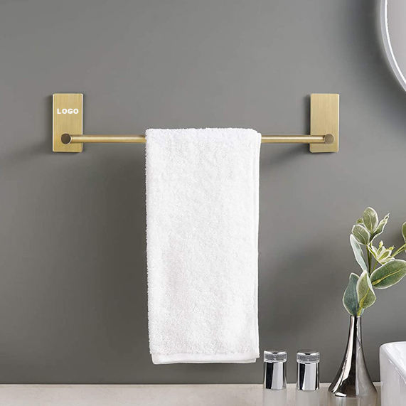 Stainless Steel No Drilling Self Adhesive Wallmount Bathroom Bath Towel Bars Holder