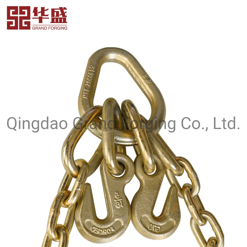 Транспортная цепь G70 из легированной стали с грейферным крюком