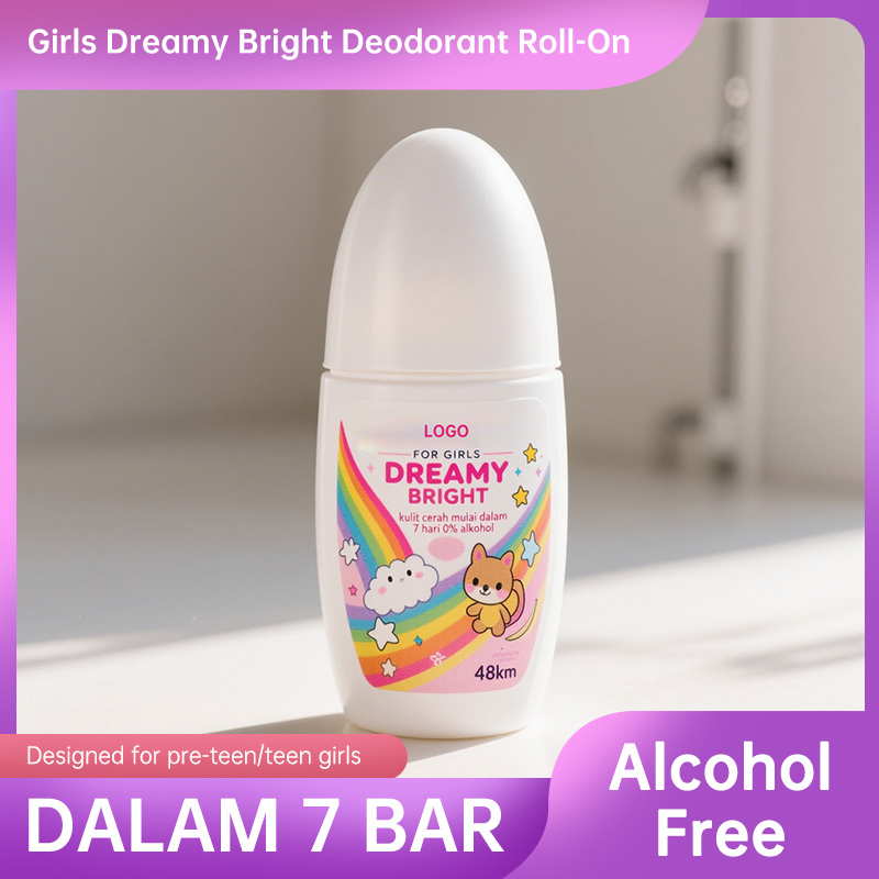 for Girls Dreamy Bright 0% Alkohol Antiperspirant Roll-on Ball