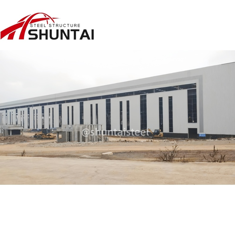 Steel Frame for Steel Structure Building Material Prefab Factory Building Workshop Shed Beam Hangar Warehouse Column Building Steel Structure Warehouse