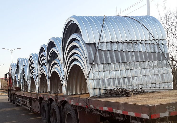 Arch Culverts Pipe Corrugated Steel Large Diameter