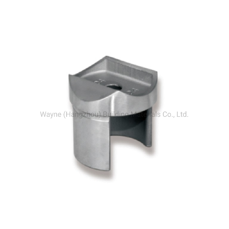 Stainless Steel Handrail Slotted Tube/Tube Channel Fitting Top Support V6001