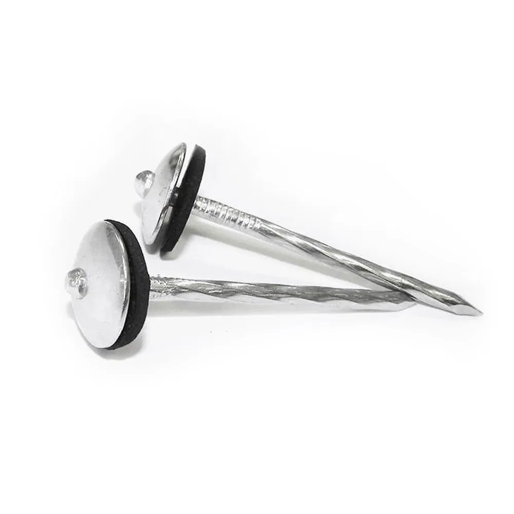 Galvanized Roofing Nails Smooth/Twisted Shank Umbrella Head Concrete Nails
