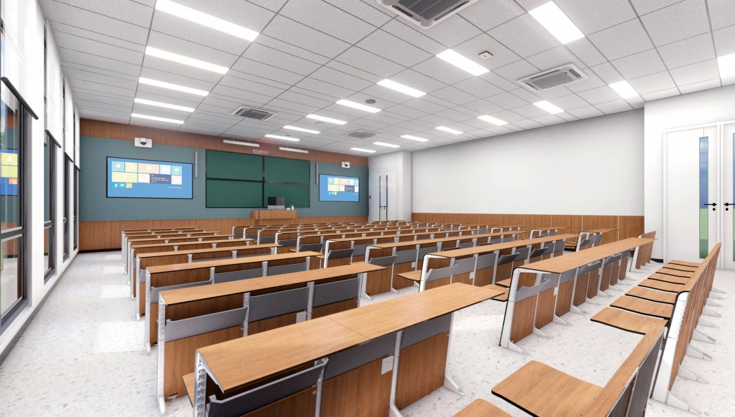 Fire-Proof and Mold-Proof Fiberglass Acoustic Insulation False Ceiling Board for School and Classroom Ceiling