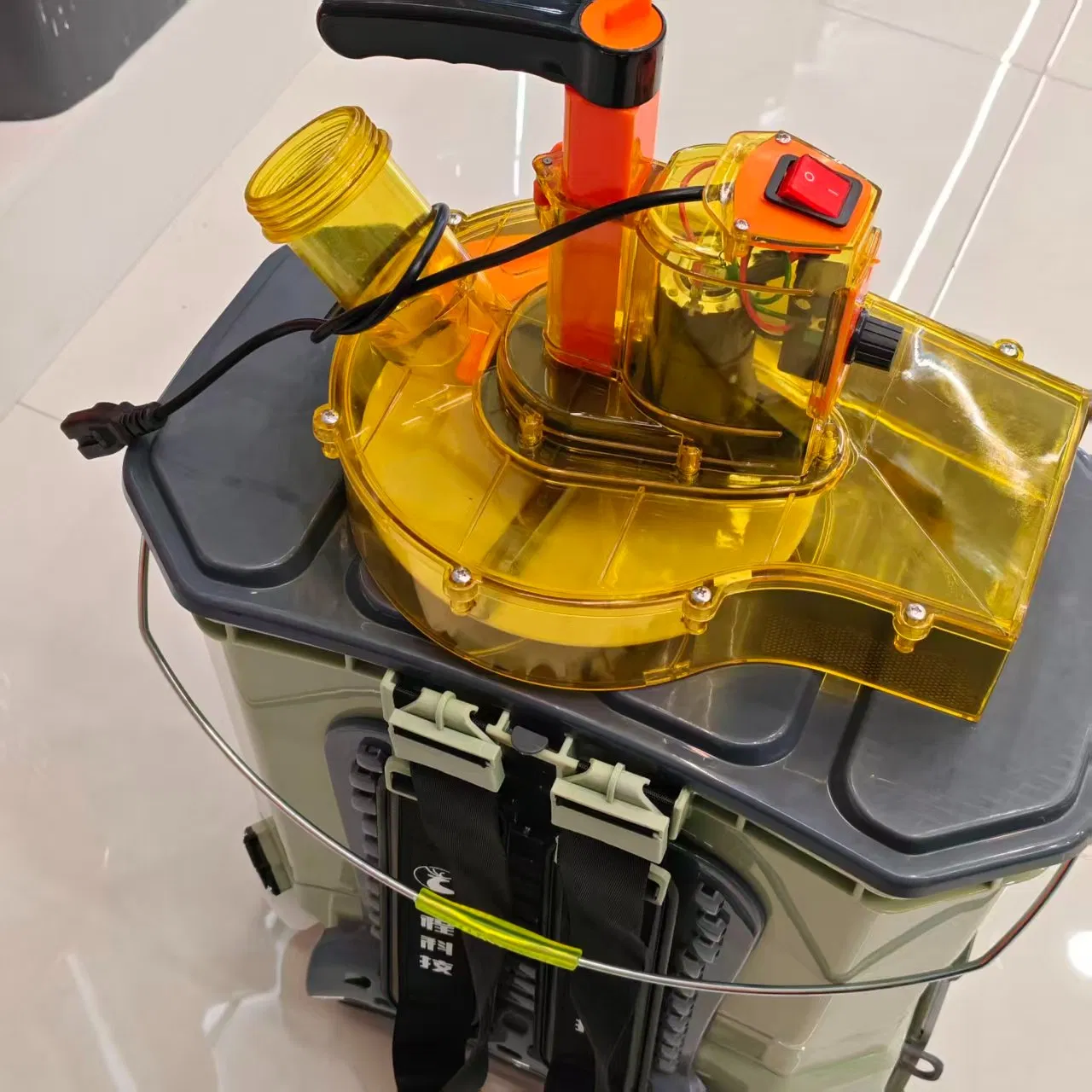 Portable Electric Fertilizer Spreader for Seeding Fertilizing Dual Use