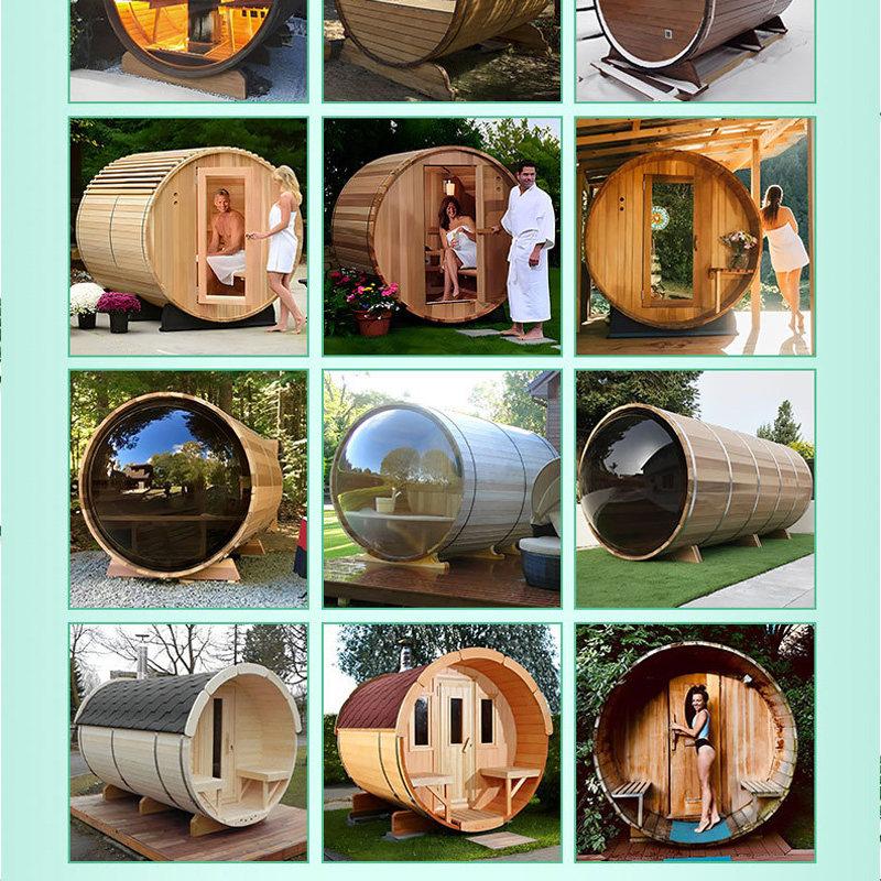 Red Cedar Outdoor Sauna (Waterproof & UV Resistant)