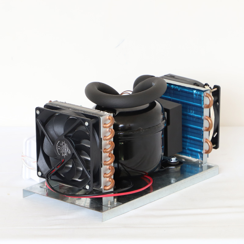 Purswave Bd25A with Thermostat DC 12V24V Mini Air Cooler Refrigeration Units Air Cooled Compressor Units Small Portable Air Conditioner Units Tiny Compressor