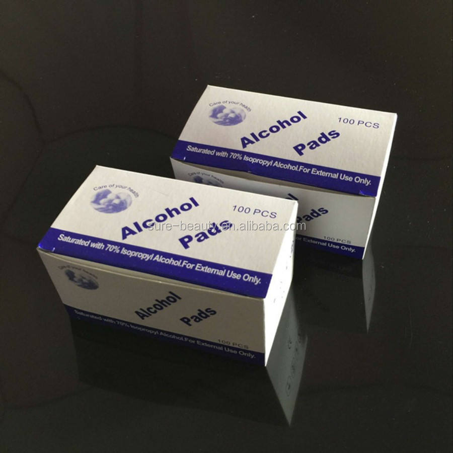 Disposable Sterile Alcohol Pad Cotton Swab for Microblading Marker Remove Cleaning