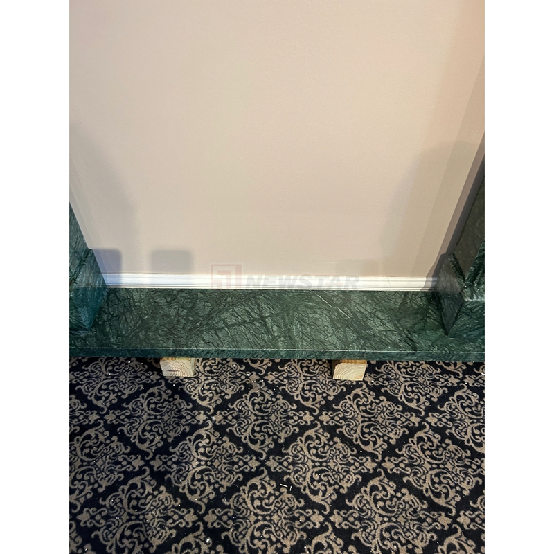 Newstar Indian Green Marble Stone Fireplace Mantel Green Marble Fireplace