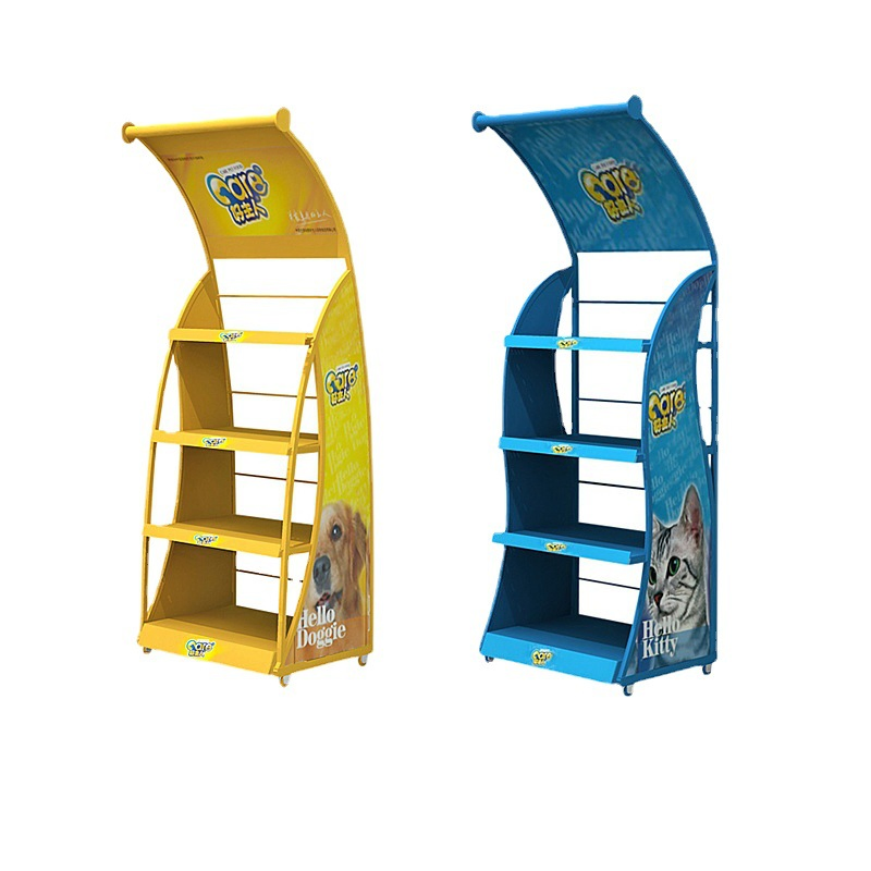 Stylish Modern Pet Store Display Shelf for Optimal Visibility