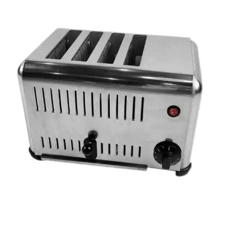 Versatile Stainless Steel Toaster with Adjustable Browning Control