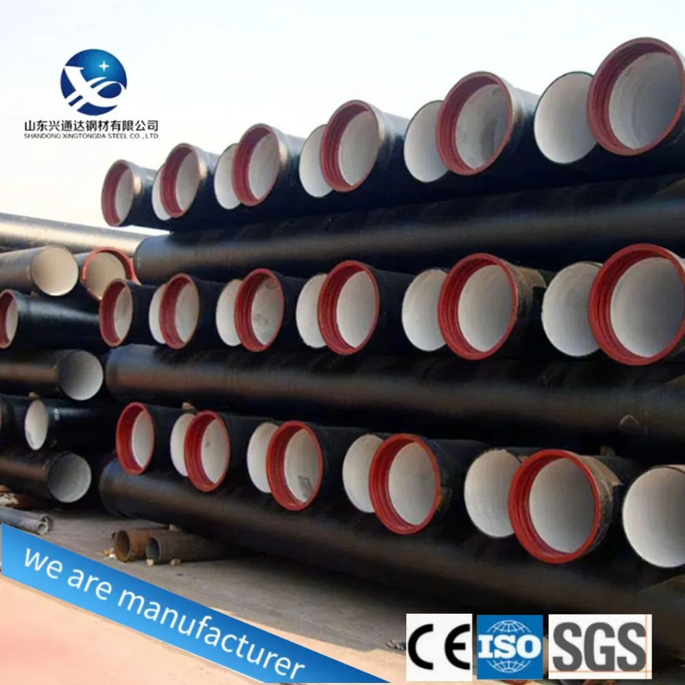 DN100 DN125 DN150 DN300 DN400 DN600 Ductile Iron Pipe for Underground Water Supply