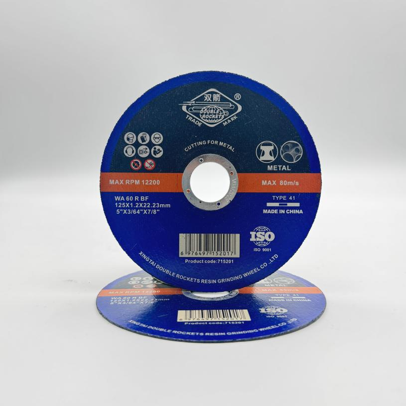 125*1.2*22.23mmm 5 Inch T41 T42 Ultra Thin Cut off Disc Grinding Disc Multi-Purpose Metal Abrasive Cutting Disc