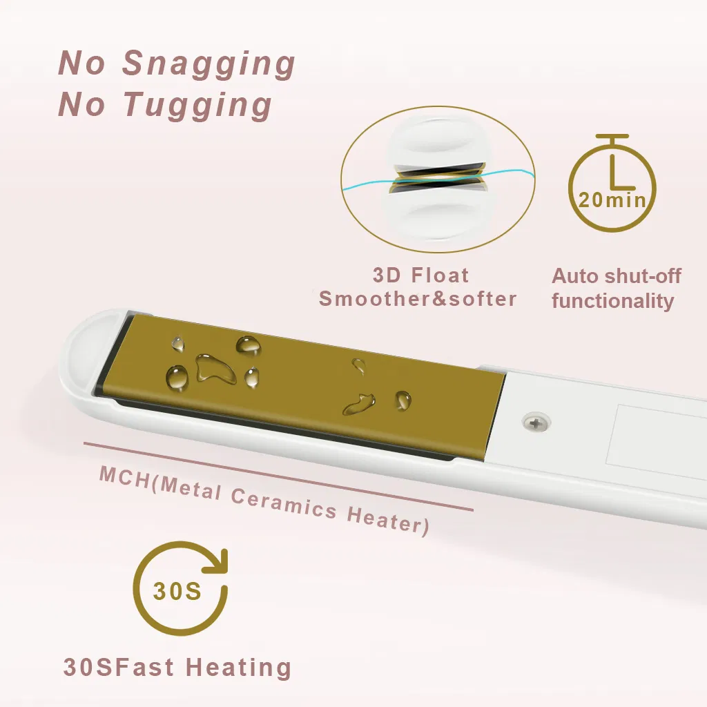 Professional Beauty Salon Ceramic Straightener with CE RoHS, CE/FCC