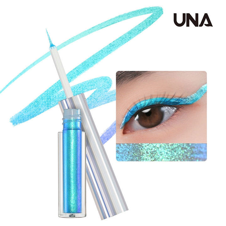 Wholesale Shiny Metallic Eye Liner Chameleons Multi Chrome Eyeliner Liquid Pearl Gloss Color Aurora Glitter Eyes Makeup