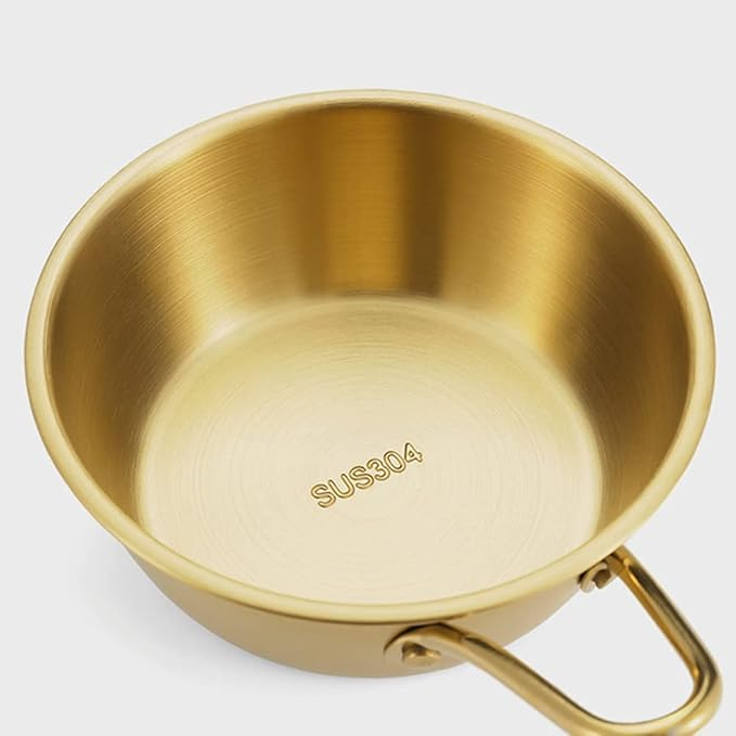 Stainless Steel Picnic Bowl Camping Tableware Multifunctional Can Bowl with Hanging