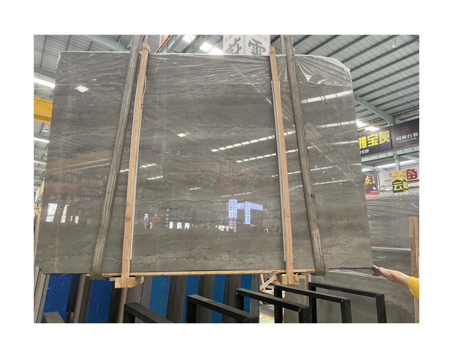 High-End Interior Decoration Natural Marmol Stone Slabs Gray Marble Cartier Grey Marble Slabs for Villa
