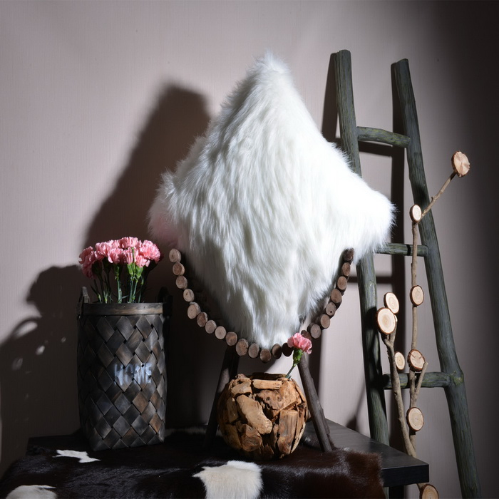 Decorative Striped Velvet Square Mustard Throw Pillows