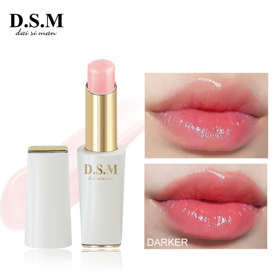 Dsm 3.5g Glossy Moisturizing Small Pink Lip Balm