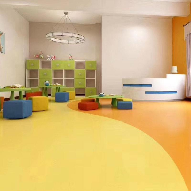 Hospital/Kindergarten Indoor Commercial Laminated PVC Waterproof Vinly Flooring
