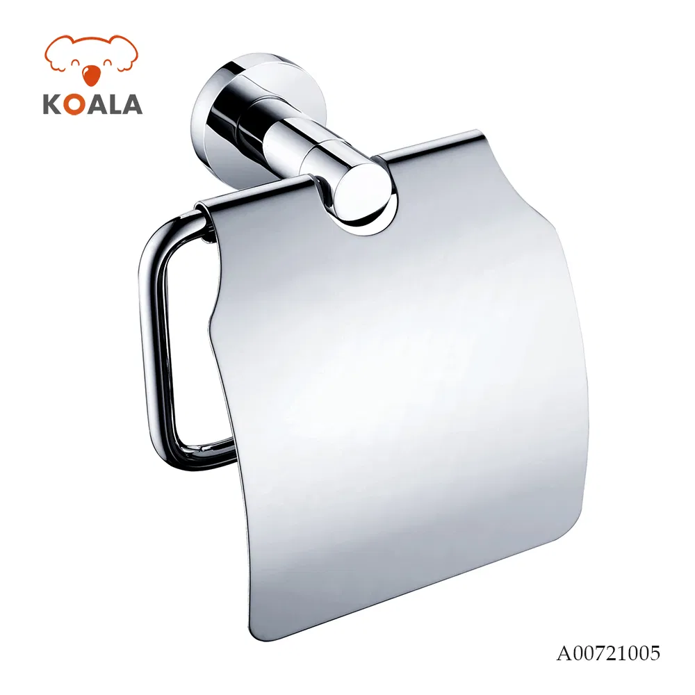 Стильный держатель для туалетной бумаги черный с золотом