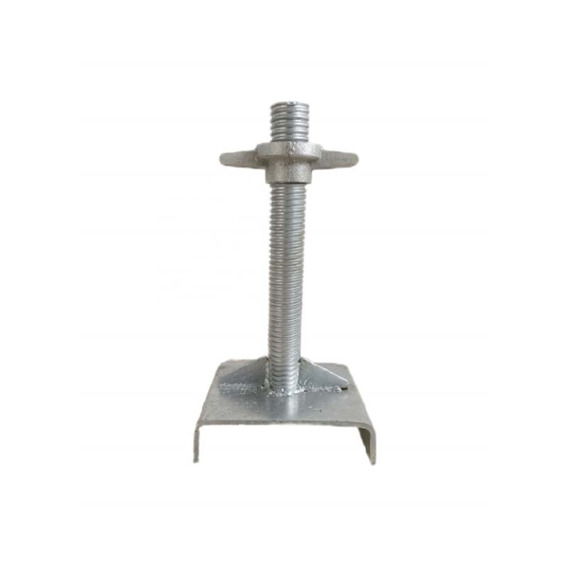 Scaffolding Accessories Adjustable Screw Q235 Steel Jack Base Plate