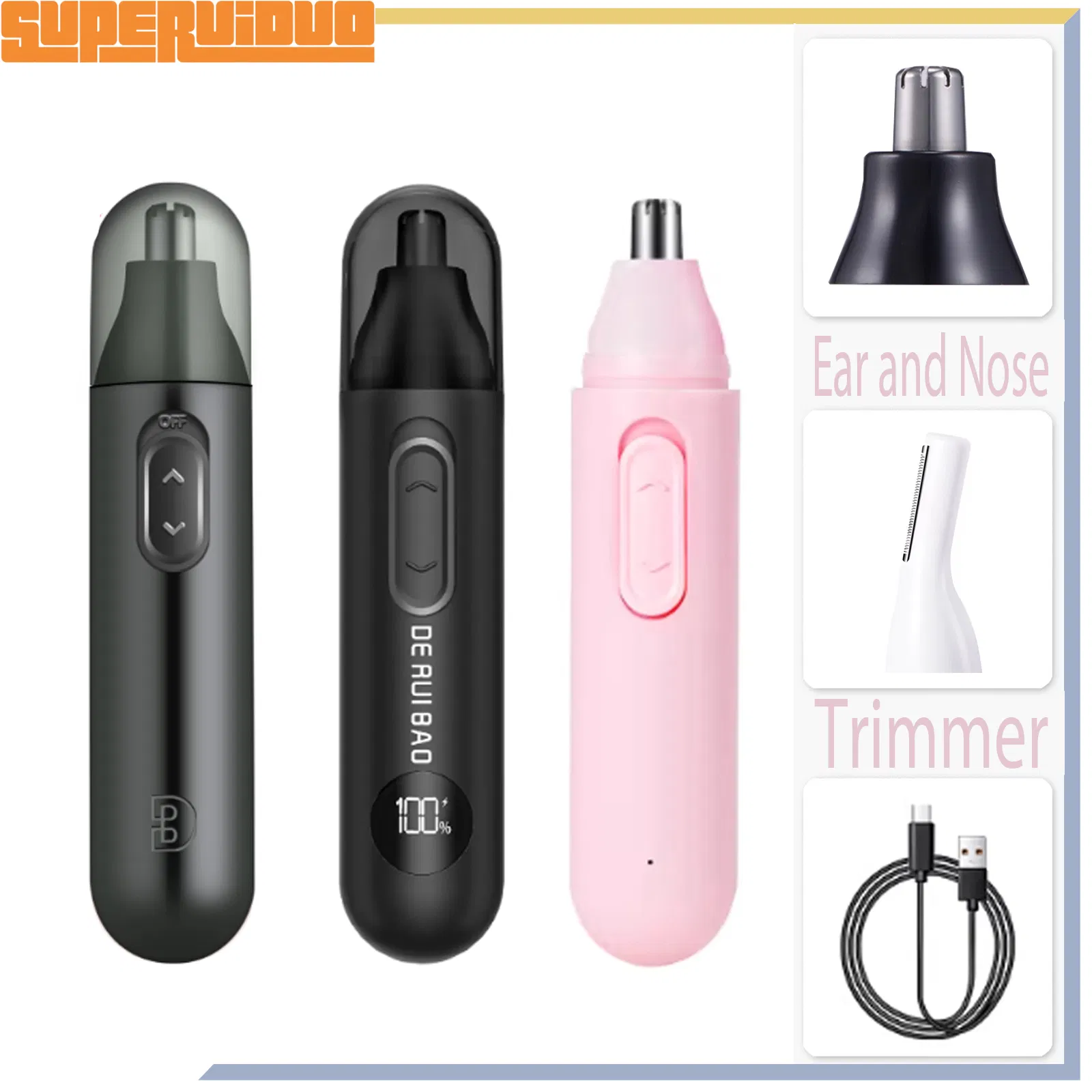 Anti-Irritation Smooth Cutting Technology Nose Hair Trimmer