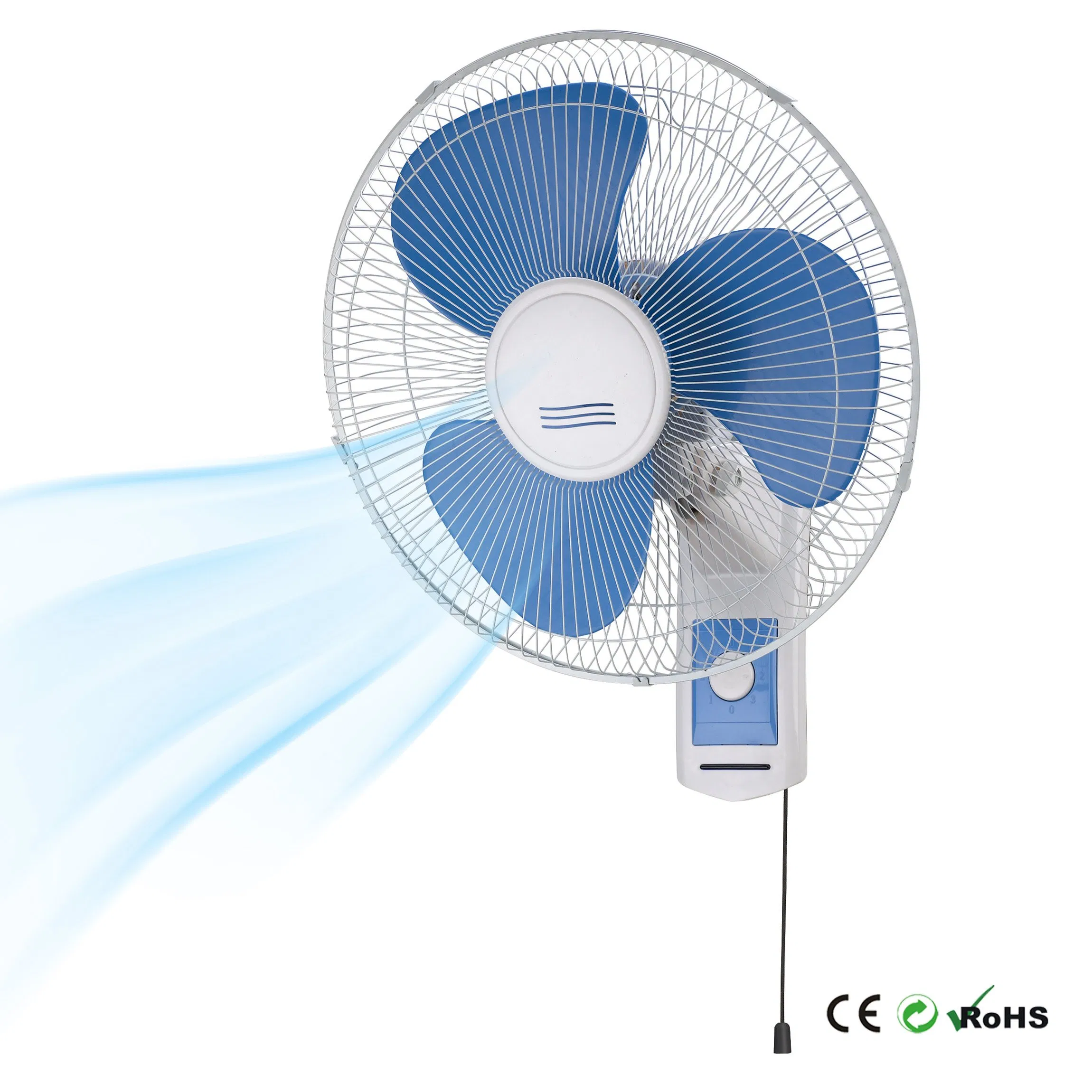 16inch Wall Mount Fan with Quiet Air Circulation 3 Speeds High Velocity with Efficiency Motor