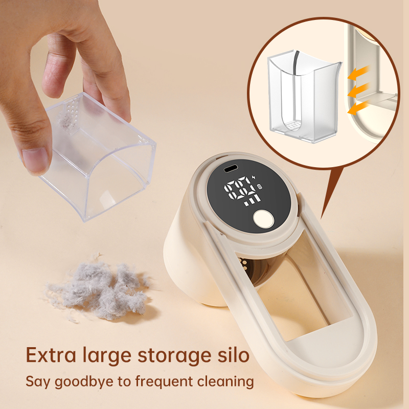 Electric Hairball Trimmer Rechargeable Hairball Remover Digital Display Hairball Remover Beard Clothes Two-in-One Hairball Remover