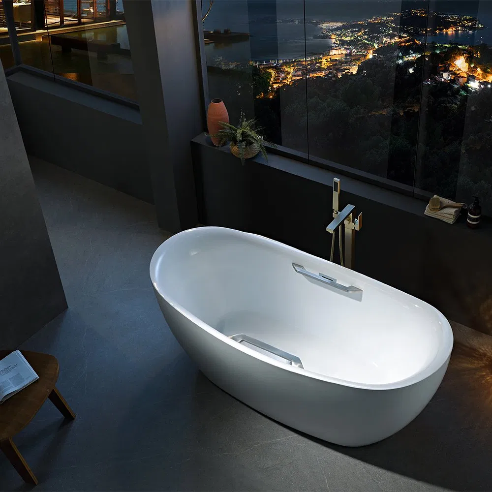 Акриловая ванна из искусственного камня, отдельностоящая