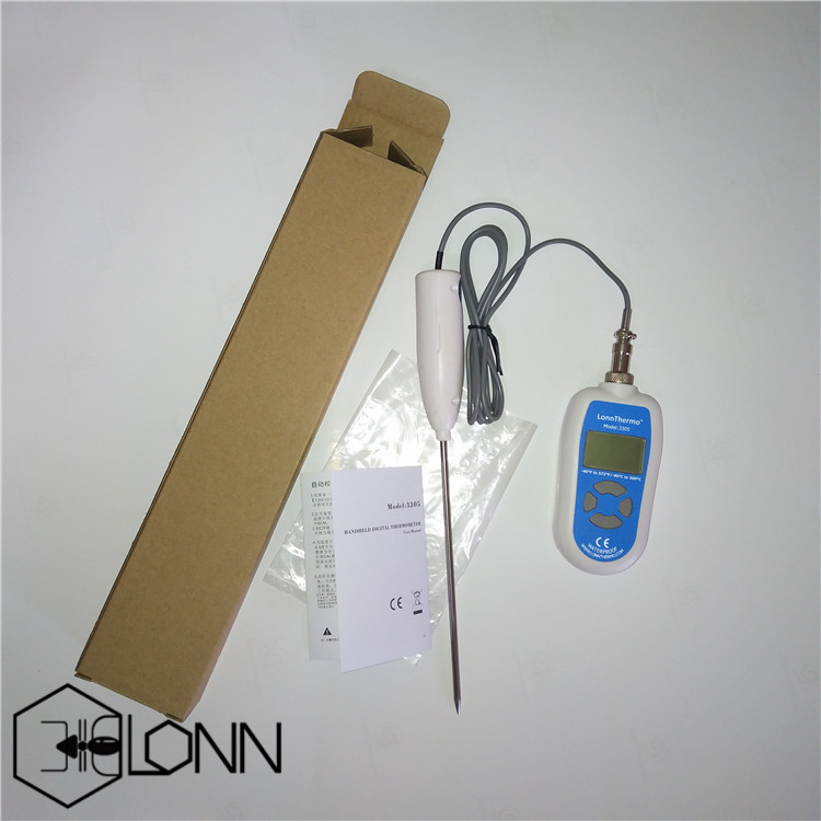 High Accuracy Waterproof Digital Food Thermometer Ldt-3305 with Temperature Alarm
