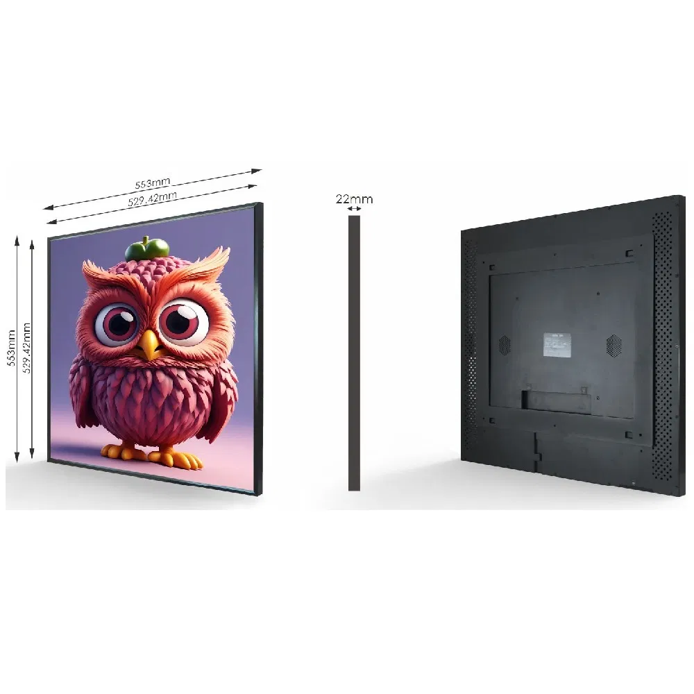 Customize 29.5 Inch Art Video Picture Photo 1:1 Square Screen LCD Display Nft Digital Frame for Art, Gallery, Museum,Exhibition,Display,Show with Touch Function