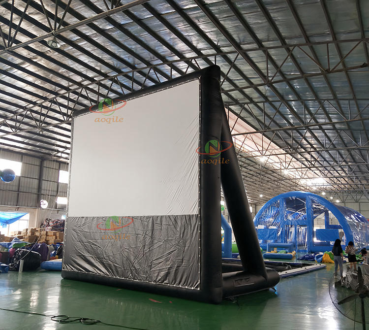 Inflatable TV Projector Screen Outdoor Commercial Large Theater Inflatable Cinema