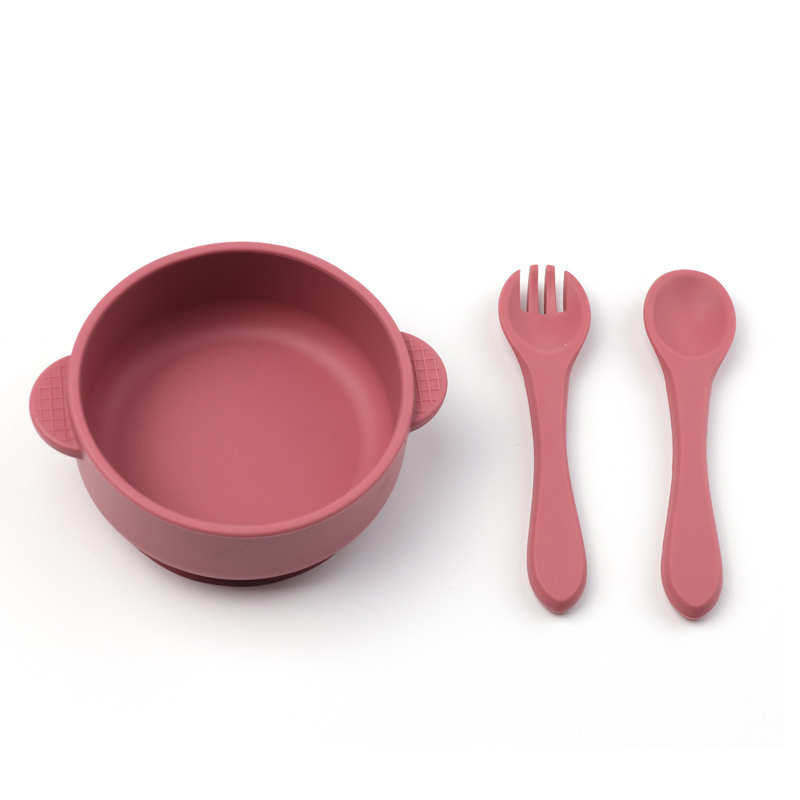 BPA Free Silicone Baby Feeding Bowl Food Grade Suction Cup Bowl Silicone Wholesale