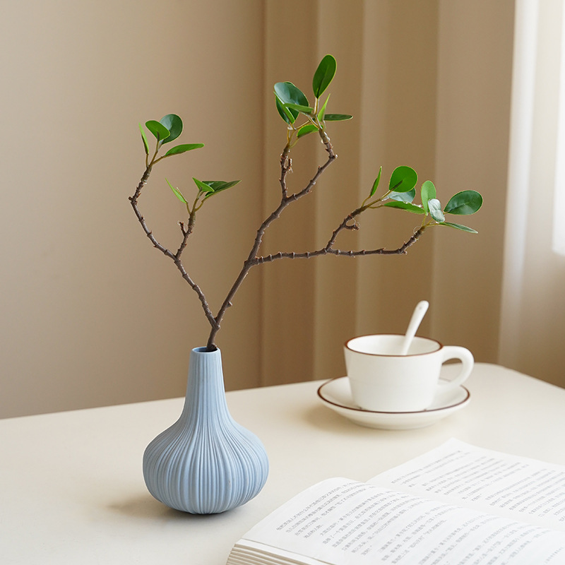 Веточки искусственные зеленые миланские листья