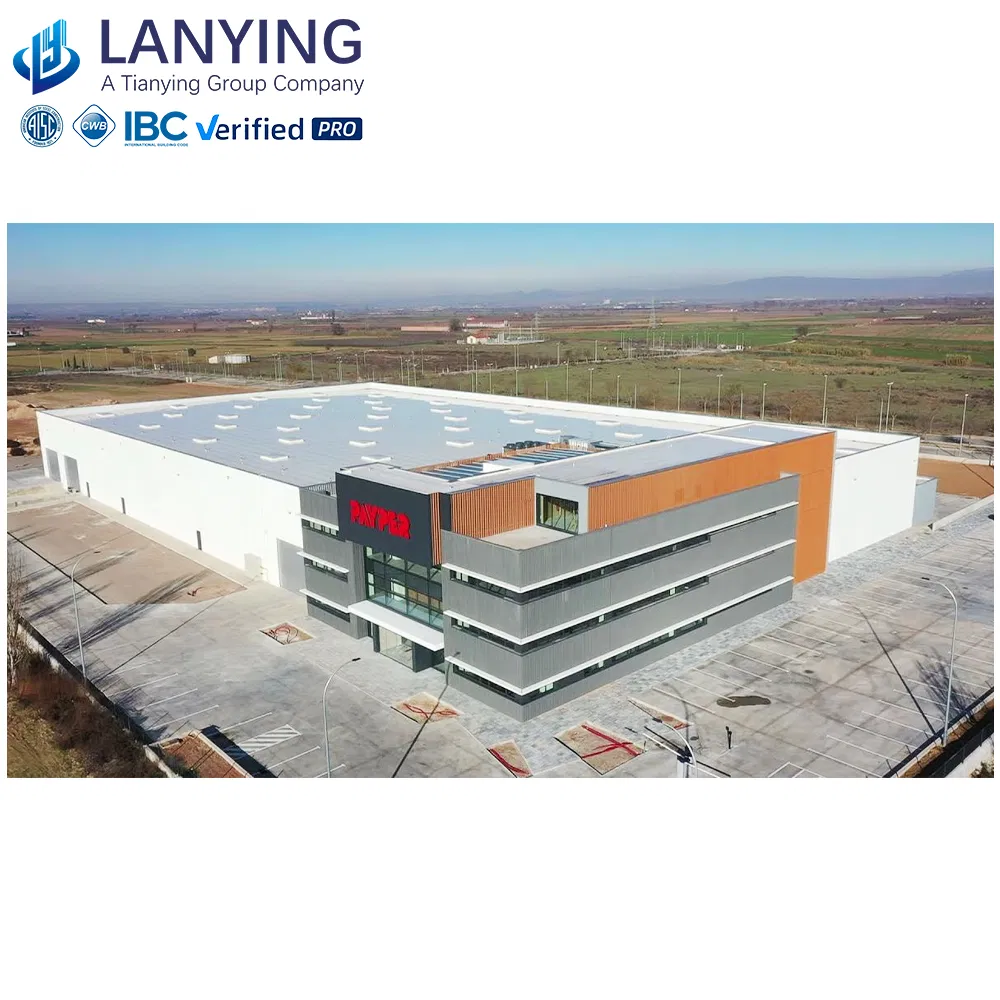 CE Certificate Prefabricated Steel Structure Warehouse Cold Storage Workshop Industrial Building Design