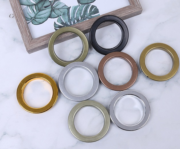 Curtain Hooks Rings Single Side Buckle Roman Ring Curtain Soundproofing Ring