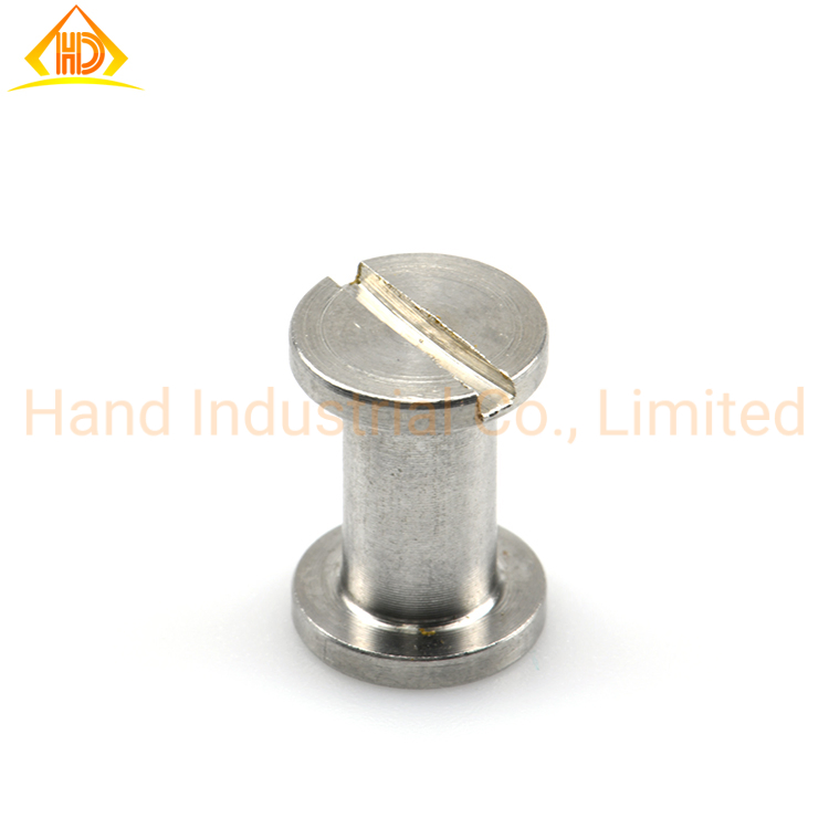 M3 M4 6 8 10mm A2 A4 Carbon Steel Nickel Plated Copper Slvery Gun Black Metal Sheet Leather Kydex Binding Screw