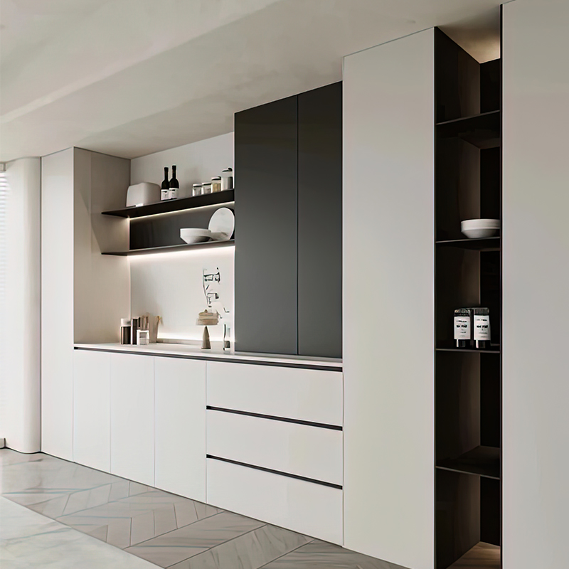 Шкаф буфет для столовой винный боковой деревянный