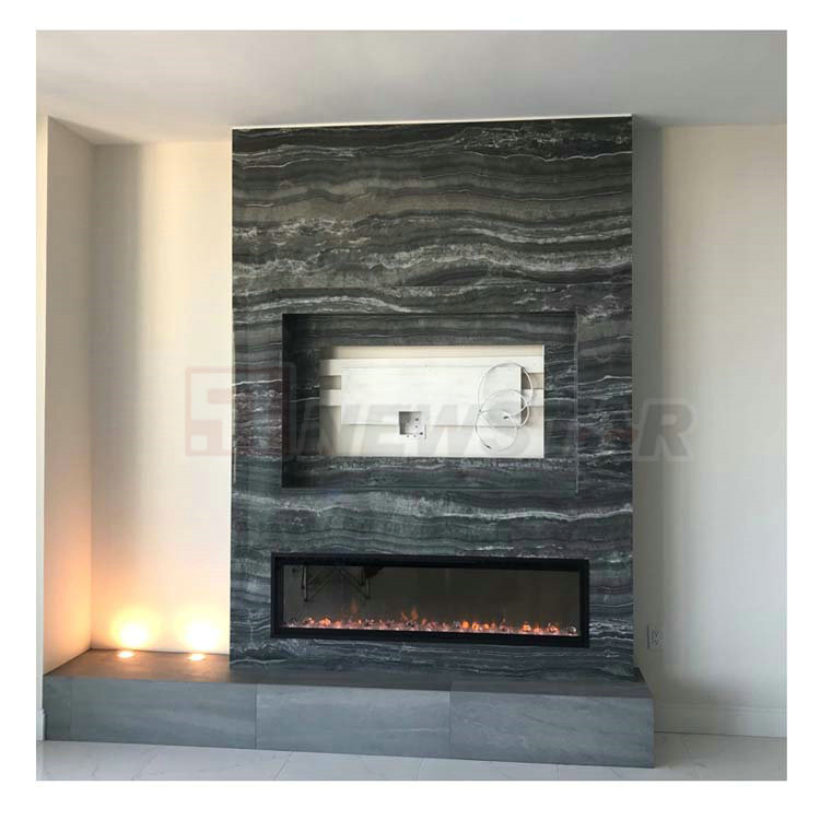 Grey Marble Slab Blue Quartz Slab Marble Fireplaces Price
