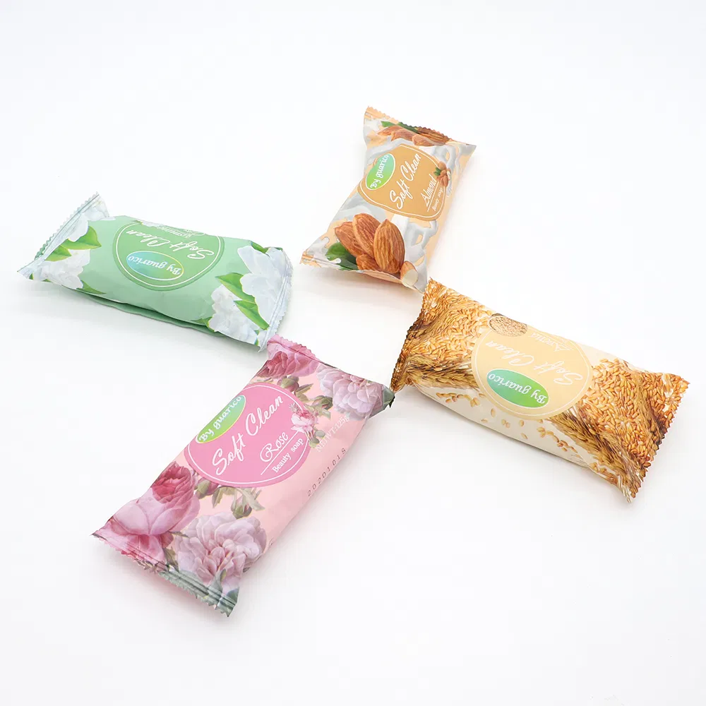 125gr Almond Beauty Soap / Fruit Bath Body Soap Bar Customized Jabon for South American Savon Bar Factory