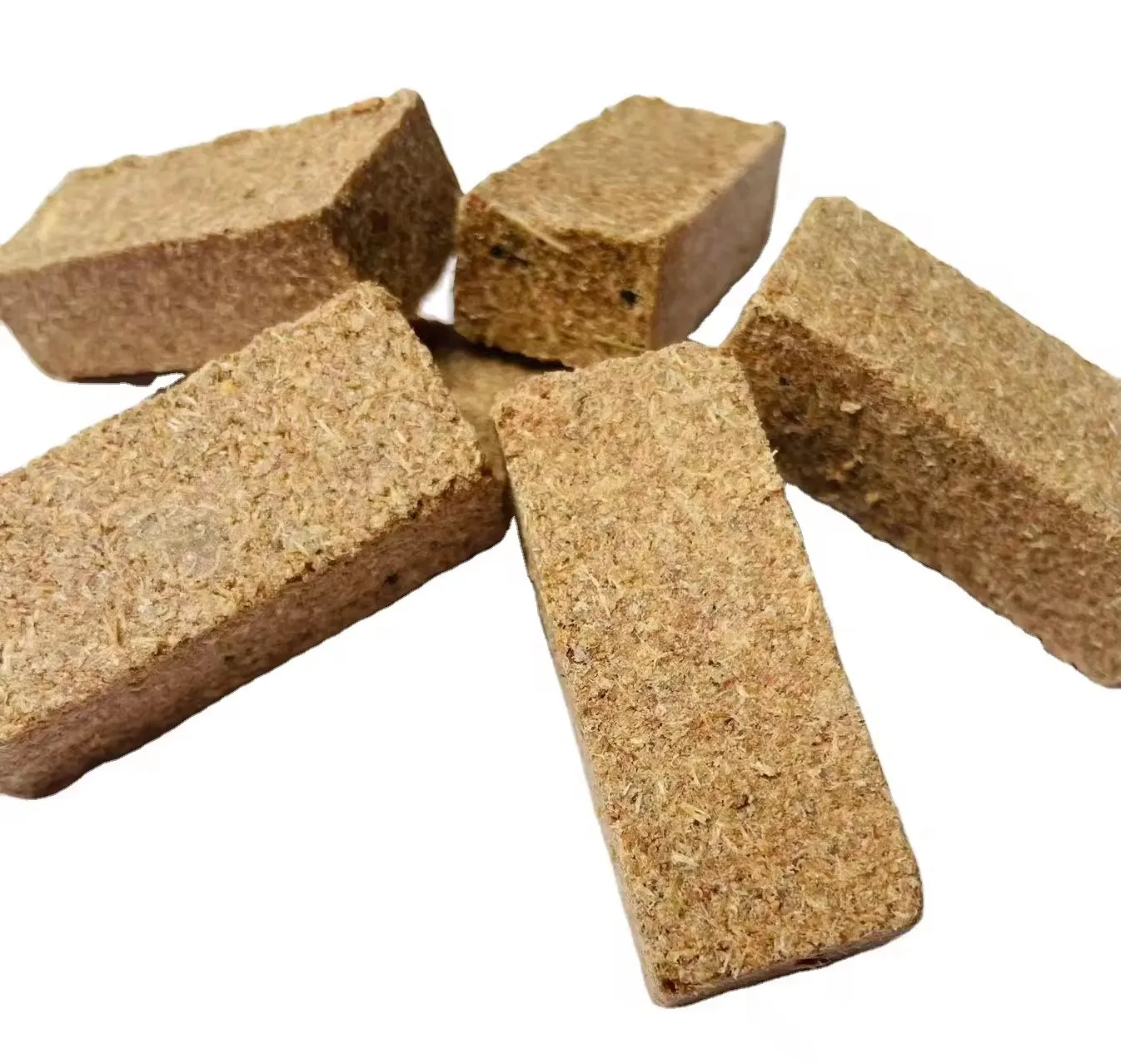 High-Quality Charcoal Sawdust Logs Brown Fire Starter Square for Grilling and Fireplaces