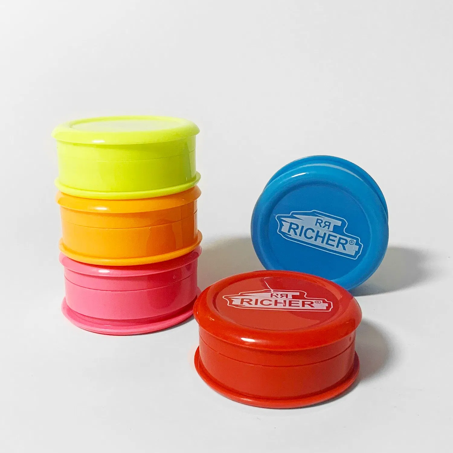 Custom Degradable Smoking Grinder Zinx Alloy Grinder Aluminium Alloy Grinder Acrylic Plastic Biodegradable Smoking Accessories