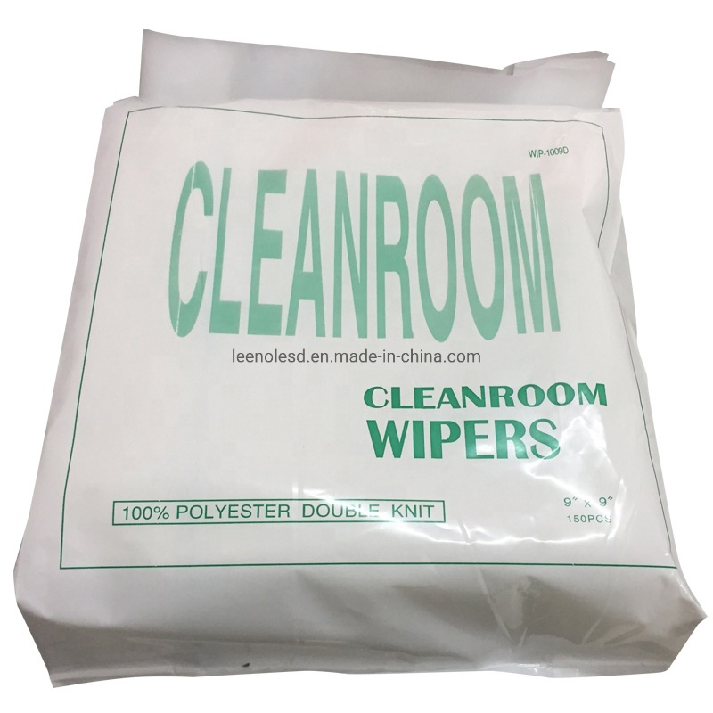 Wholesale Semiconductor Industry Dust Free Cleanroom Microfiber Wipe Cloth
