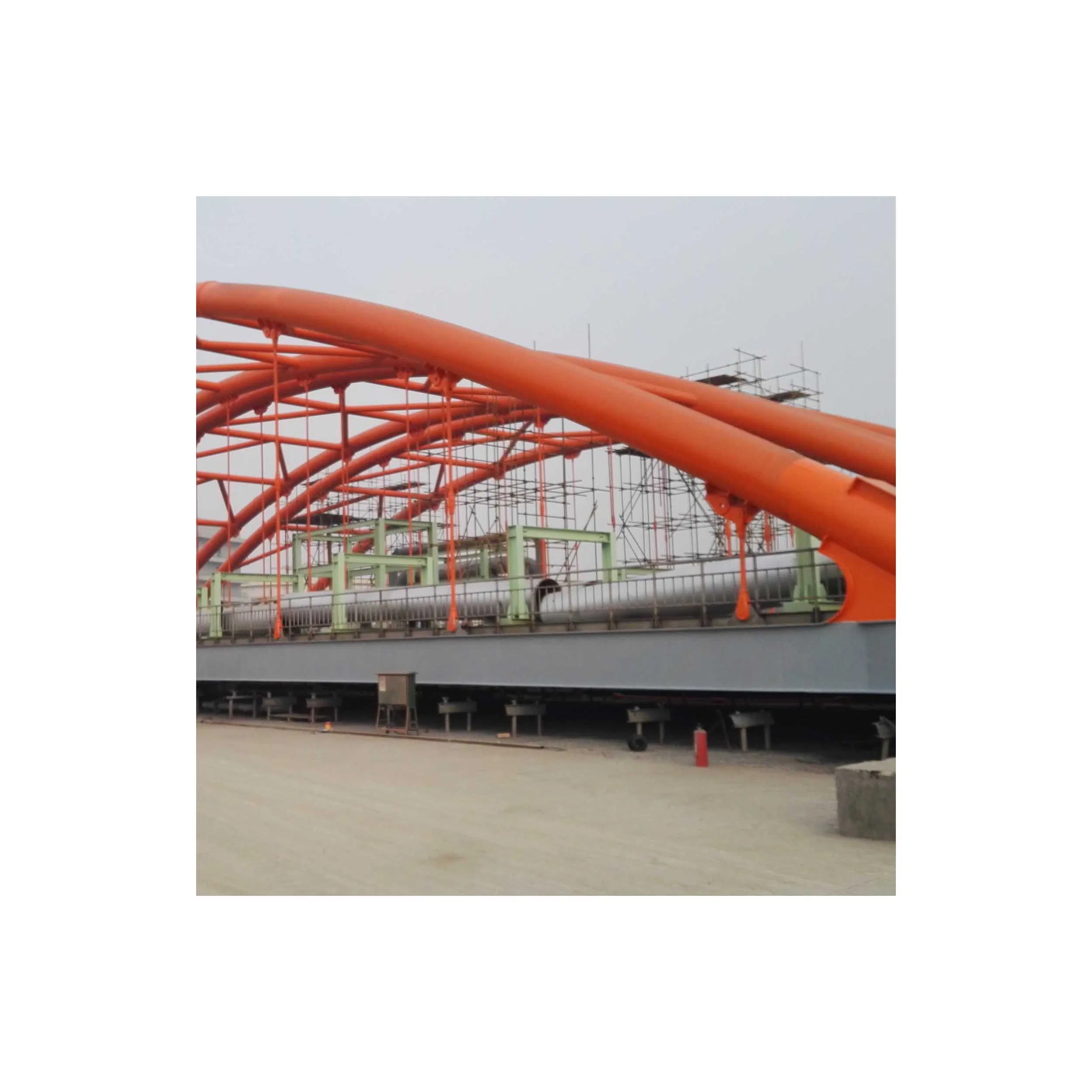 Long Span Steel Approach Bridge Construction