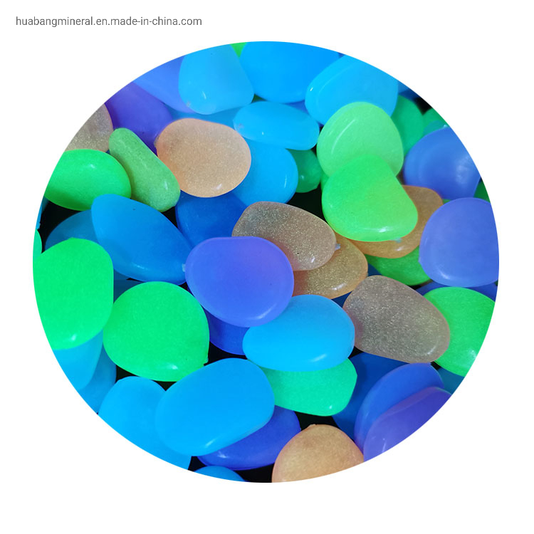 High Quality Resin Glow Stone in Dark for Garden with High Light