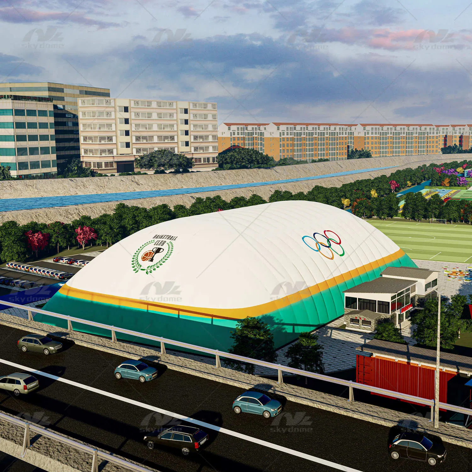 Huge Air Inflatable Structures for Multi Sports