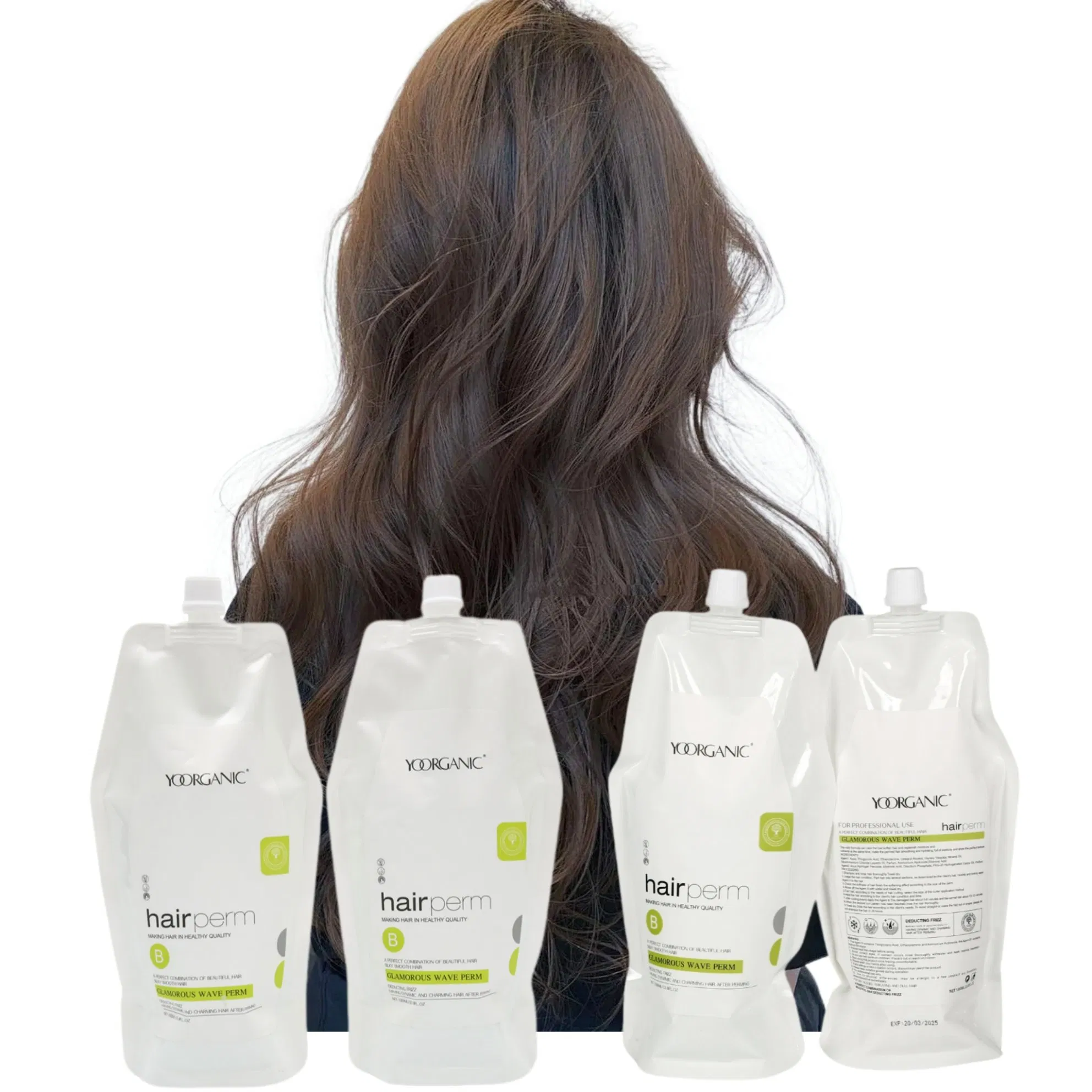 Professional Salon Use Curling Hair Perm Cream Collagen Rebonding Lotion for Women