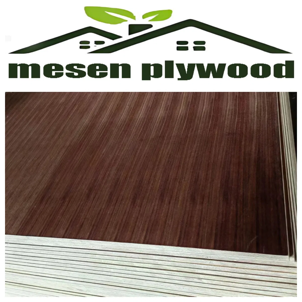 China Wholesale 15mm*1220*2440 Melamine Laminated Plywood Poplar Core, E1 Glue Melamine Board