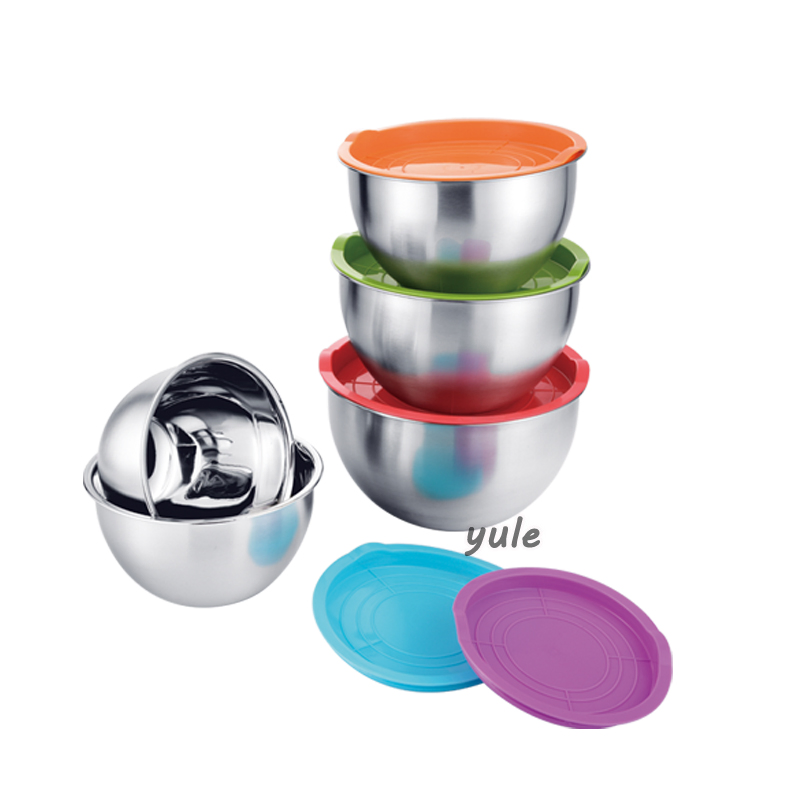 Nature Color Food Grade Material Stainless Steel Mixing Bowl